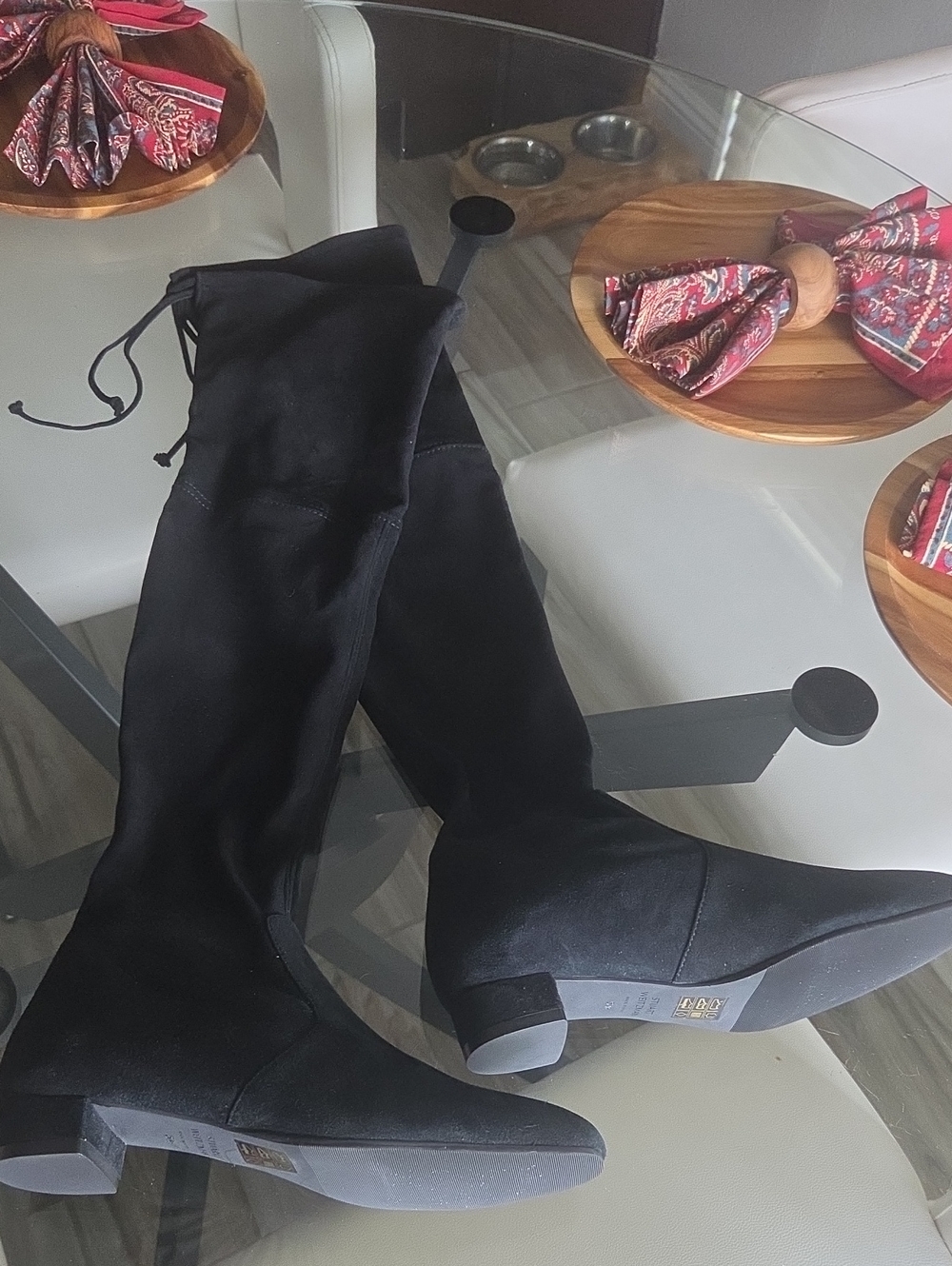 Stuart Weitzman Over The Knee Suede Boots